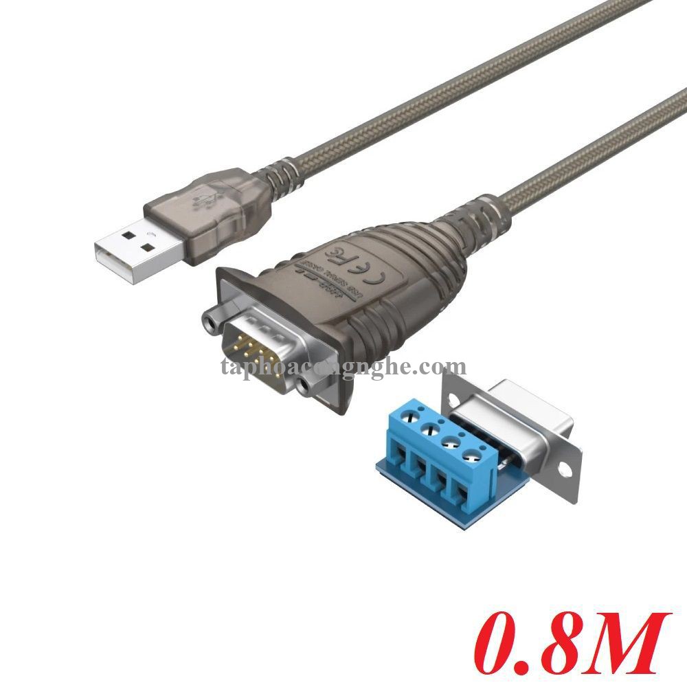 Unitek 96946 Y-1081 1.5M Cáp chuyển Usb 2.0 sang Rs485 bọc chống nhiễu 30096946